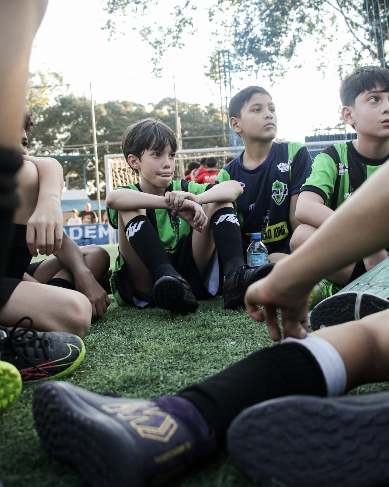 Interação entre alunos da Mania Fun FC